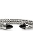 Detail View - Click To Enlarge - JOHN HARDY - Spear 50 Sterling Silver Onyx  Flex Cuff — Size M