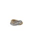 Detail View - Click To Enlarge - JOHN HARDY - Kami 14K Gold Sterling Silver Crossover Ring — Size 8