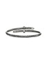 Detail View - Click To Enlarge - JOHN HARDY - Spear Sterling Silver Diamond Rhodium Flex Cuff — Size S