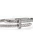 Detail View - Click To Enlarge - JOHN HARDY - Spear Diamond Sterling Silver Bypass Flex Cuff — Size XS