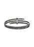 Detail View - Click To Enlarge - JOHN HARDY - Spear Sterling Silver Diamond Rhodium Flex Cuff — Size S