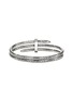 Detail View - Click To Enlarge - JOHN HARDY - Spear Sterling Silver Diamond Flex Cuff — Size S