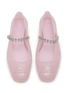 Detail View - Click To Enlarge - JIMMY CHOO - Jelly Crystal Embellished Mary Jane Flats