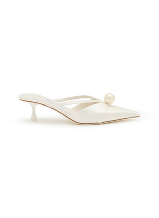Main View - Click To Enlarge - JIMMY CHOO - Ana 50 Satin Mules