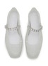 Detail View - Click To Enlarge - JIMMY CHOO - Jelly Crystal Embellished Mary Jane Flats