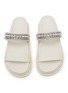 Detail View - Click To Enlarge - JIMMY CHOO - Jadi Crystal Embellished Leather Sandals