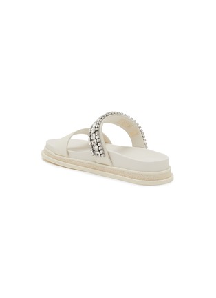  - JIMMY CHOO - Jadi Crystal Embellished Leather Sandals