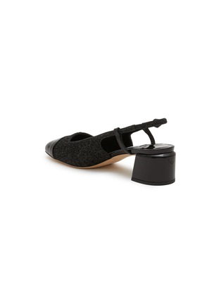  - JIMMY CHOO - Elisa 45 Leather Slingback Pumps