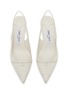 Detail View - Click To Enlarge - JIMMY CHOO - Amita 45 Leather Slingback Pumps