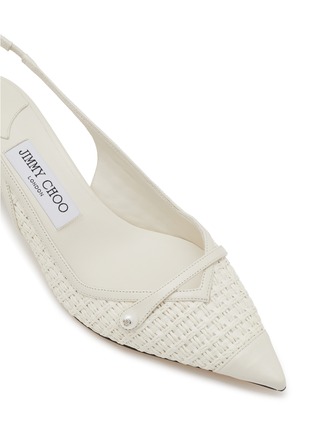 Detail View - Click To Enlarge - JIMMY CHOO - Amita 45 Leather Slingback Pumps