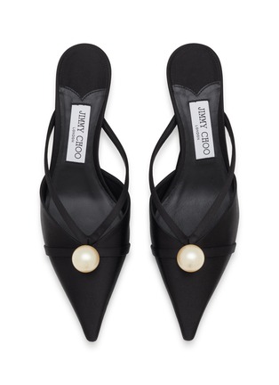 Detail View - Click To Enlarge - JIMMY CHOO - Ana 50 Satin Mules