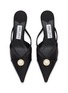 Detail View - Click To Enlarge - JIMMY CHOO - Ana 50 Satin Mules