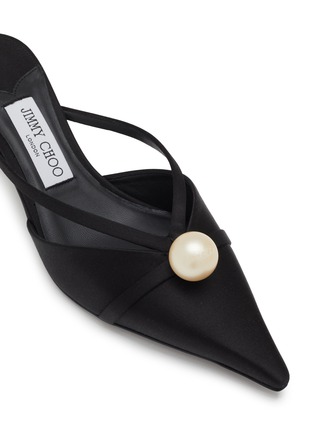 Detail View - Click To Enlarge - JIMMY CHOO - Ana 50 Satin Mules