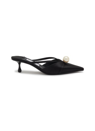 Main View - Click To Enlarge - JIMMY CHOO - Ana 50 Satin Mules