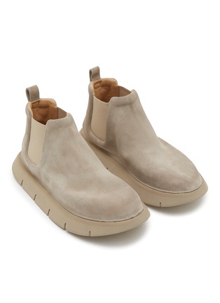 Detail View - Click To Enlarge - MARSÈLL - Intagliata Suede Beatle Boots