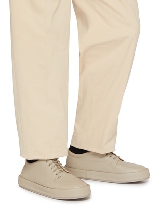 Figure View - Click To Enlarge - MARSÈLL - Cassapelle Leather Derby Shoes