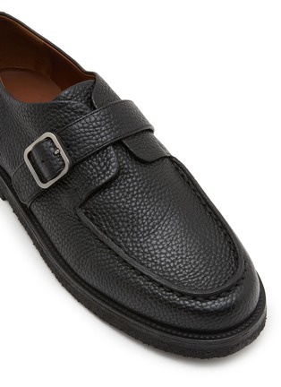 Detail View - Click To Enlarge - MARSÈLL - Moccar Buckled Leather Loafers