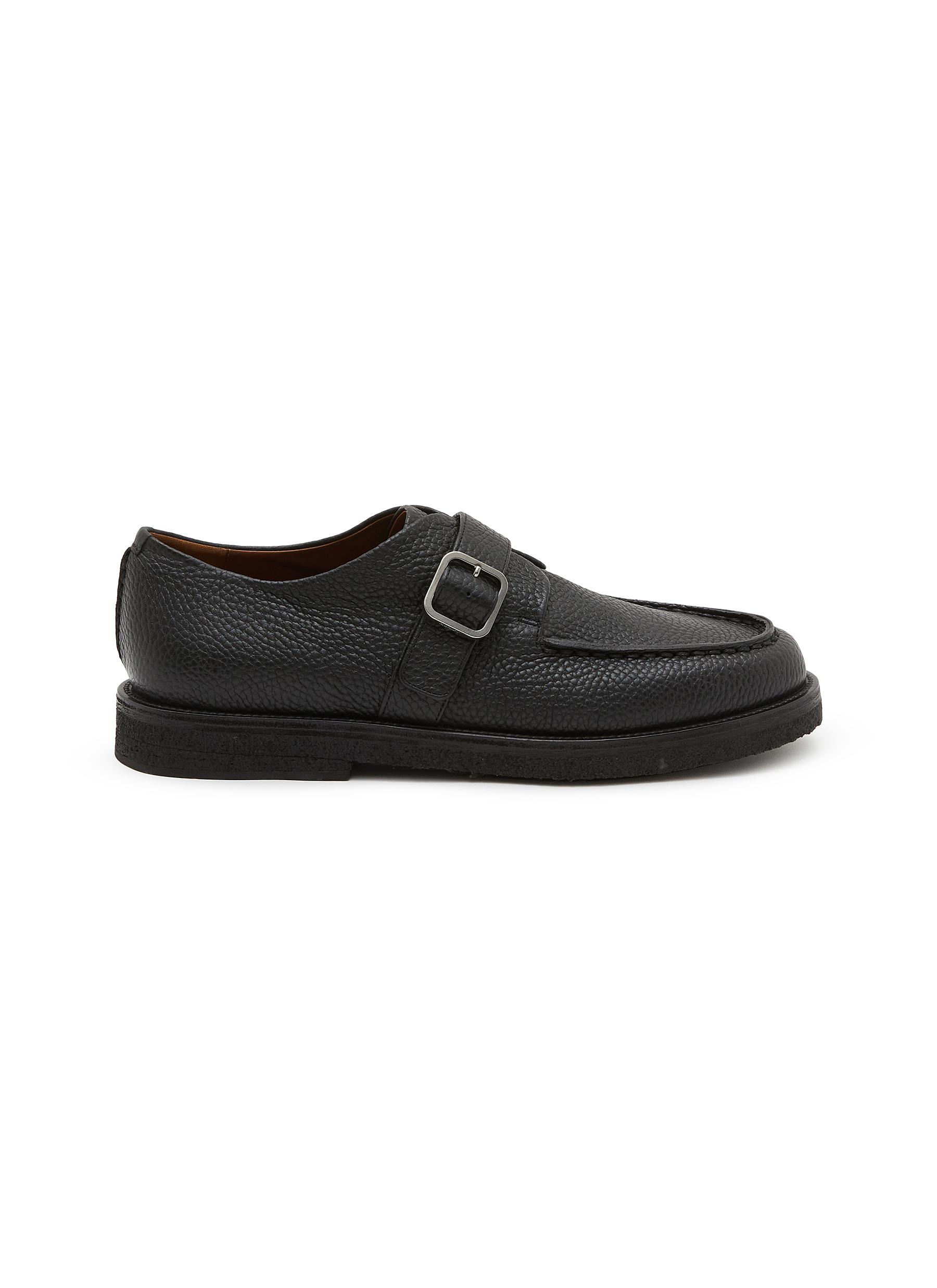 MARSÈLL | Moccar Buckled Leather Loafers | Men | Lane Crawford