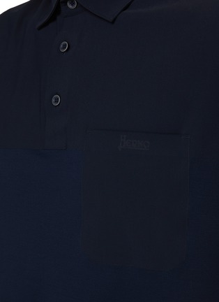  - HERNO - Bistretch Jersey Polo Shirt