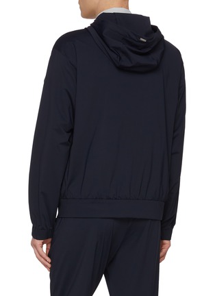 Back View - Click To Enlarge - HERNO - Zip Up Hooded Jacket