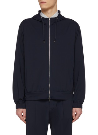 Main View - Click To Enlarge - HERNO - Zip Up Hooded Jacket