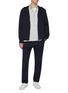Figure View - Click To Enlarge - HERNO - Zip Up Hooded Jacket