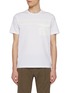 Main View - Click To Enlarge - HERNO - Bistretch Jersey Flap Pocket T-Shirt