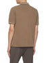 Back View - Click To Enlarge - HERNO - Logo Pigment Dyed Cotton Polo Shirt