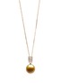 Main View - Click To Enlarge - JEWELMER - Les Classiques 18K Gold Diamond Golden South Sea Pearl Necklace