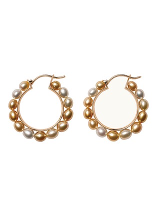 Main View - Click To Enlarge - JEWELMER - Les Classiques Golden South Sea Pearl 18K Gold Earrings