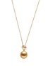 Main View - Click To Enlarge - JEWELMER - Petits Coeurs 18K Yellow Gold Pearl Pendant Necklace