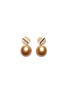 Main View - Click To Enlarge - JEWELMER - Secret 18K Yellow Gold Pearl Drop Earrings