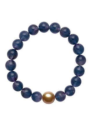 Main View - Click To Enlarge - JEWELMER - Azur Pearl Fluorite Bracelet