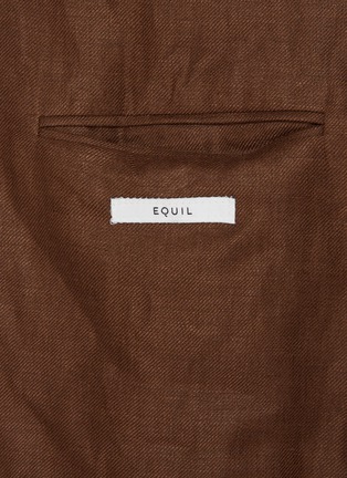  - EQUIL - Single Breasted Linen Field Jacket