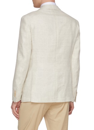 Back View - Click To Enlarge - EQUIL - Single Breasted Linen Wool Blazer