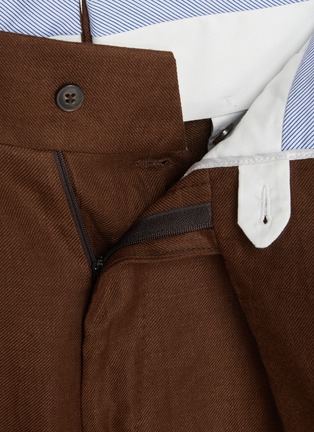  - EQUIL - Buckled Side Strap Linen Shorts