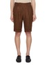 Main View - Click To Enlarge - EQUIL - Buckled Side Strap Linen Shorts