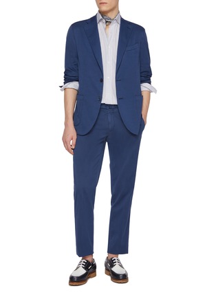 Figure View - Click To Enlarge - EQUIL - Garment Dyed Cotton Stretch Pants