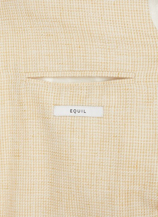  - EQUIL - Notch Lapel Cotton Linen Wool Blazer