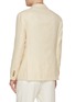 Back View - Click To Enlarge - EQUIL - Notch Lapel Cotton Linen Wool Blazer