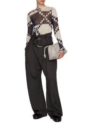 Figure View - Click To Enlarge - JW ANDERSON - Gathered D-Ring Pants
