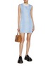 Figure View - Click To Enlarge - JW ANDERSON - Layered Neck Mini Shift Dress