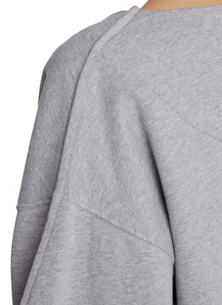  - JW ANDERSON - Rounded Wrap Cotton Sweatshirt