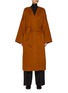 Main View - Click To Enlarge - LA COLLECTION - Long Sleeve Wool Cashmere Coat