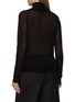 Back View - Click To Enlarge - LA COLLECTION - Frederica Turtleneck Sheer Wool Top