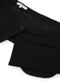 Detail View - Click To Enlarge - LA COLLECTION - Wool Silk Waistbelt