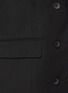  - LA COLLECTION - Double Breasted Notch Lapel Virgin Wool Blend Blazer