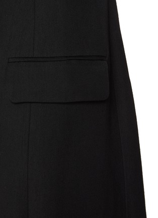  - LA COLLECTION - Single Breasted Wool Silk Coat