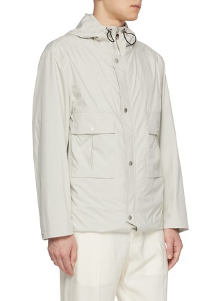 Detail View - Click To Enlarge - VALSTAR - Hooded Lightweight Waterproof Parka Coat