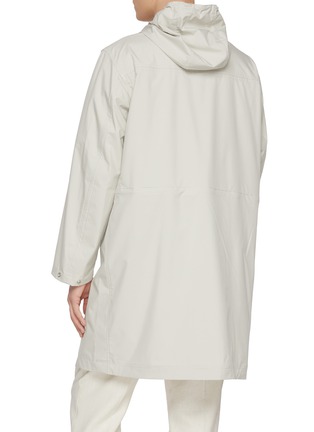 Back View - Click To Enlarge - VALSTAR - Hooded Lightweight Waterproof Parka Coat